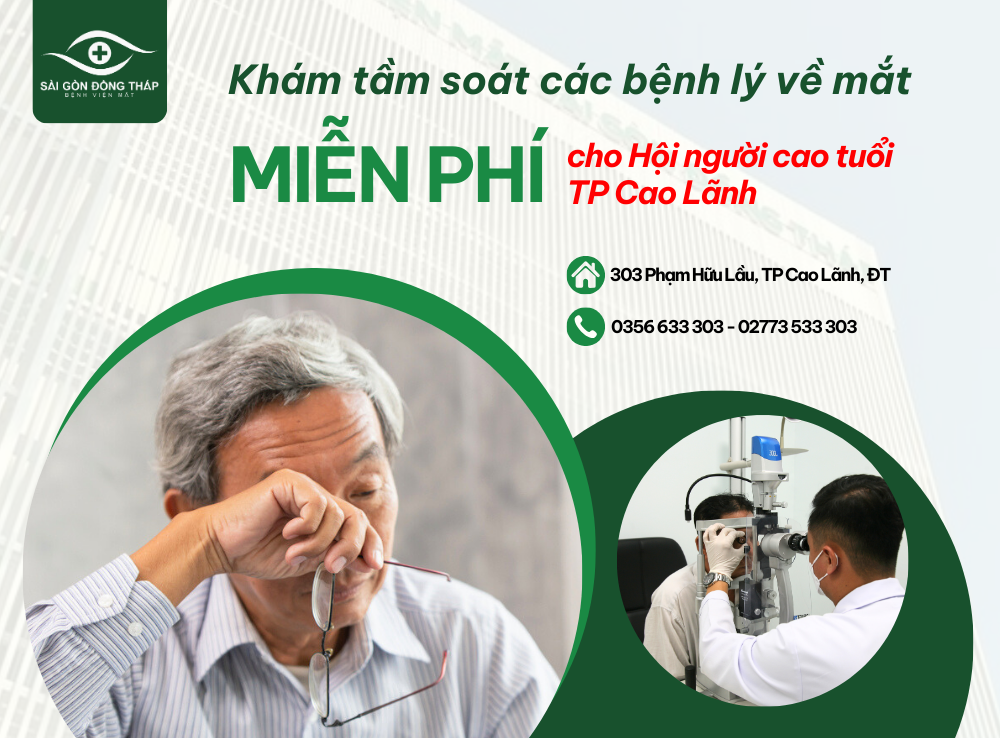 khám mắt cho hội người cao tuổi