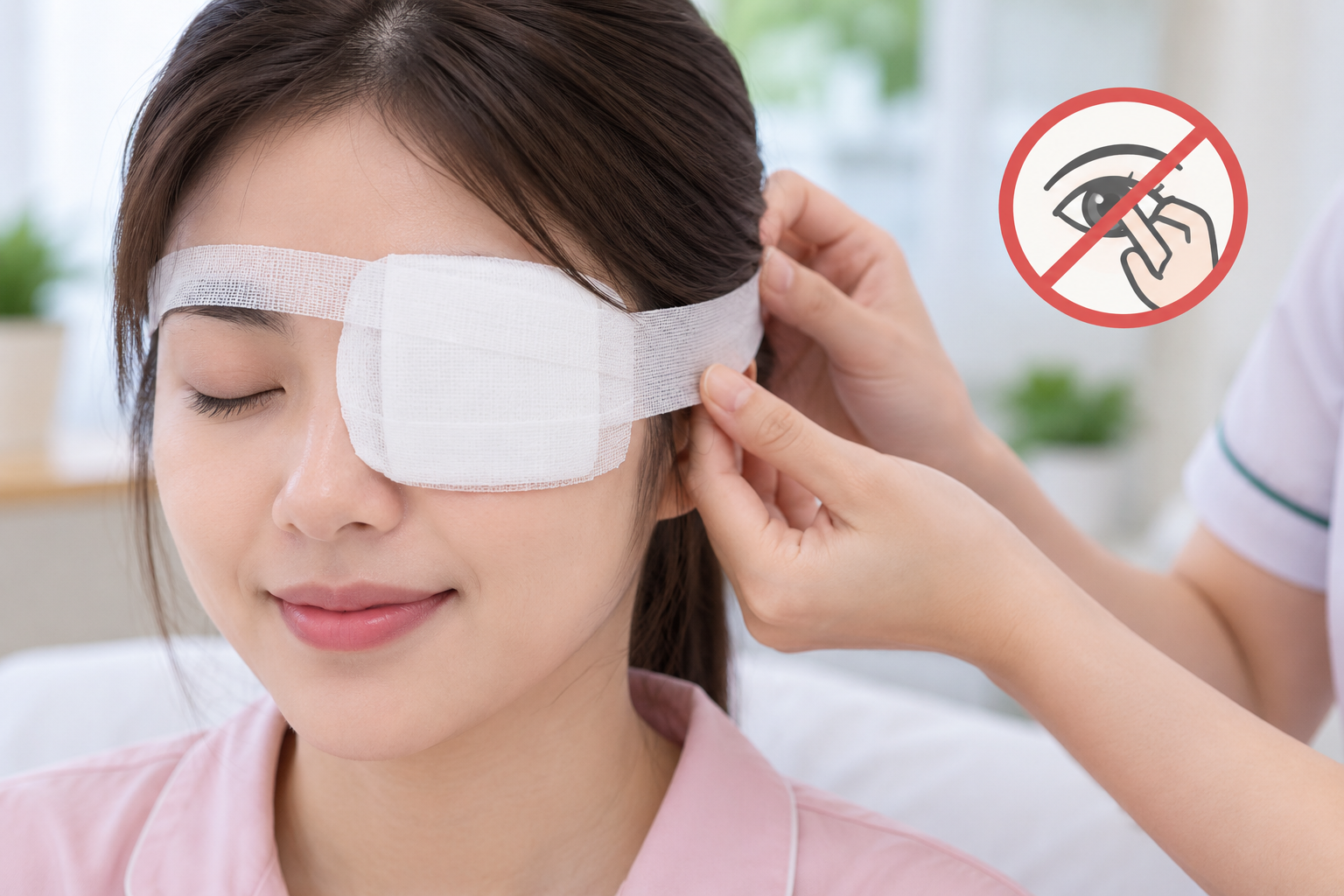 Băng bảo vệ mắt, tránh dụi