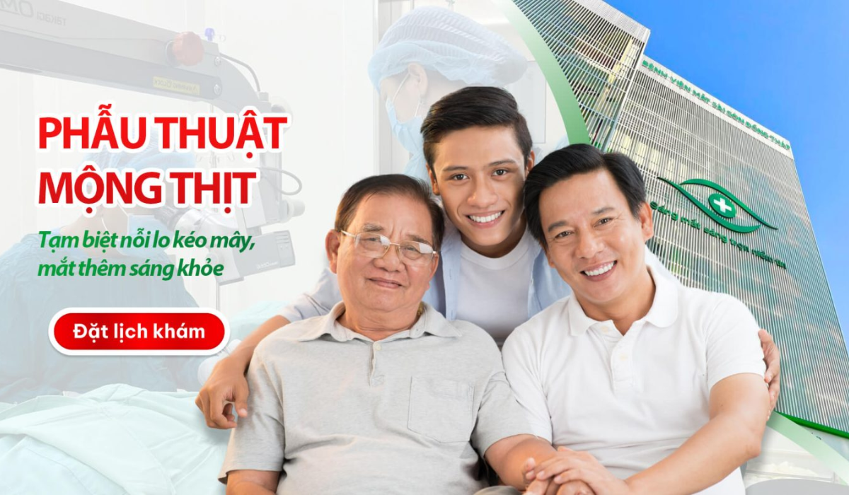 Phẫu thuật mộng thịt – Trả lại đôi mắt sáng khỏe, tự tin tận hưởng cuộc sống bên gia đình