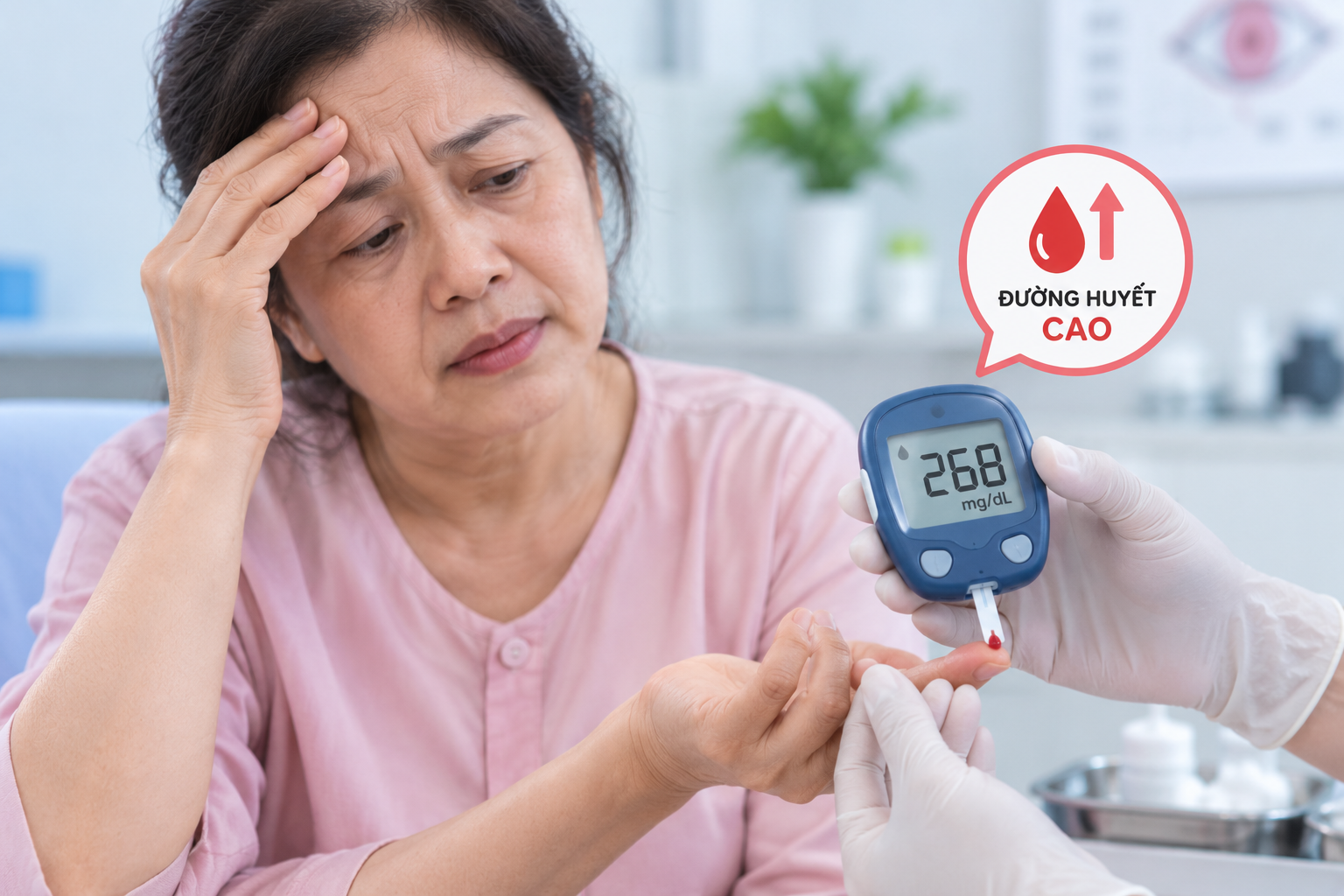 Người đường huyết cao vẫn có thể mổ cườm