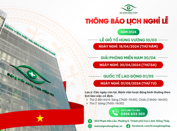 thông báo lịch nghỉ lễ 3004