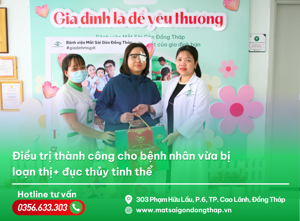 loạn thị kèm theo đục thủy tinh thể