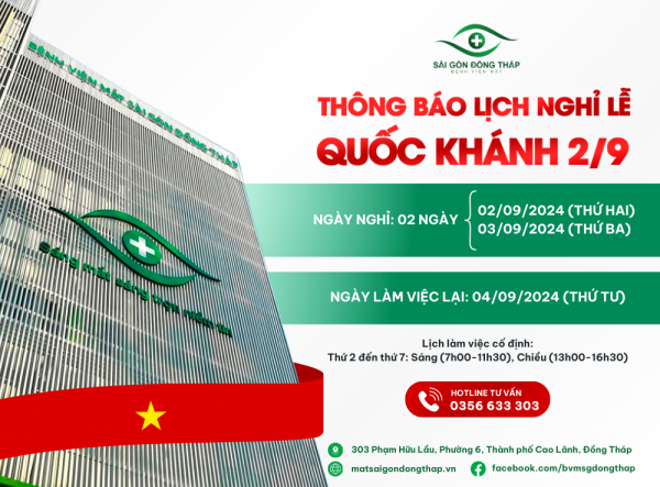 thông báo lịch nghỉ lễ