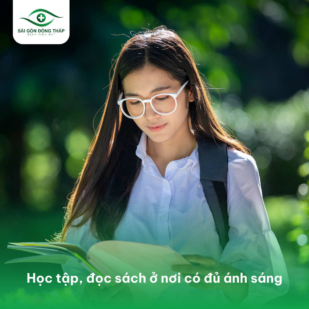 học tập ở nơi có đủ ánh sáng