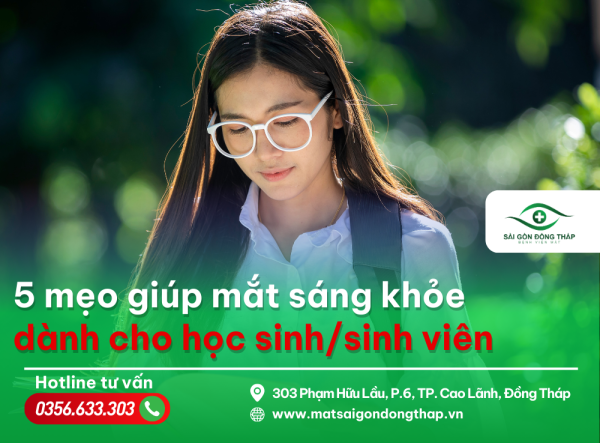 5 mẹo giúp mắt sáng khỏe