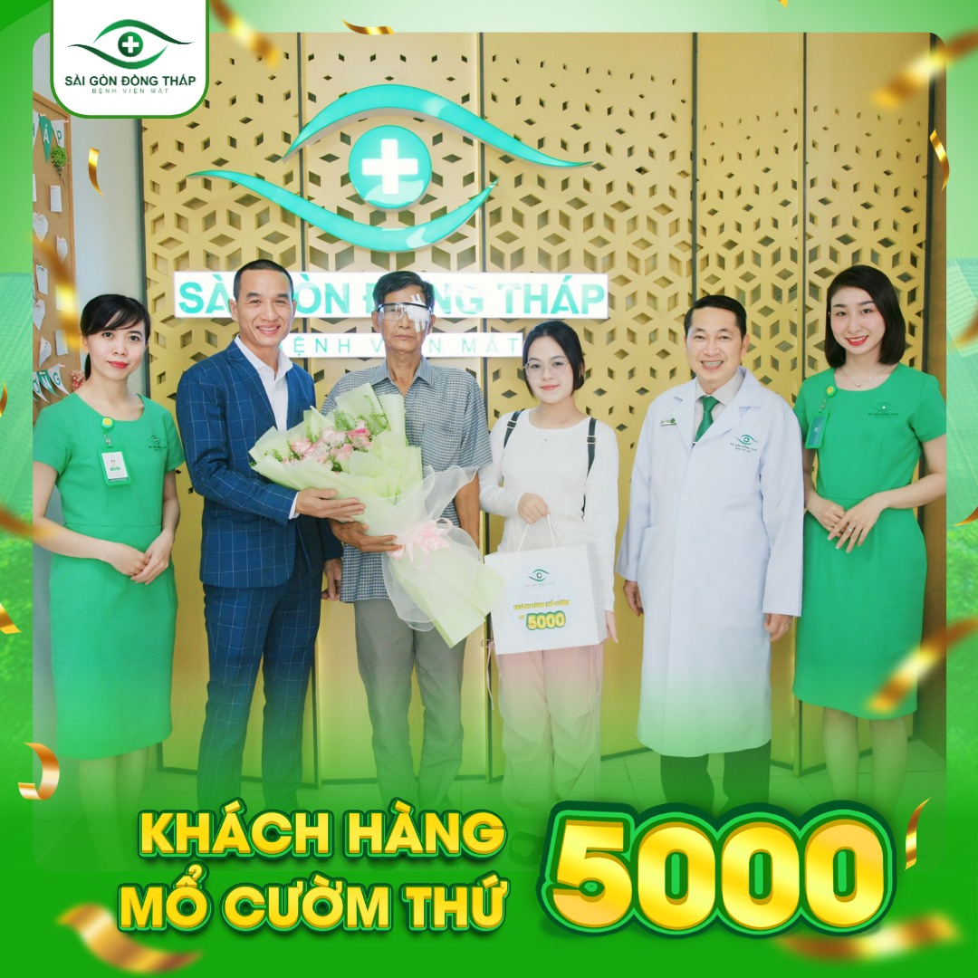 mắt sài gòn đồng tháp đạt 5000 ca mổ cườm