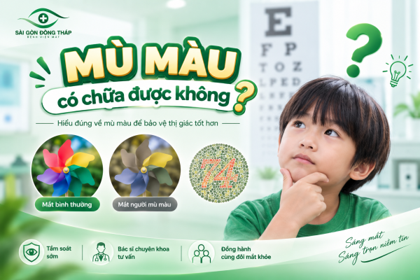 Mù màu có chữa được không