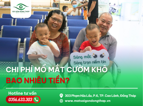 Chi phí mổ mắt cườm khô