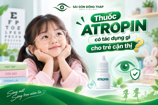 Nhỏ atropin có tác dụng gì