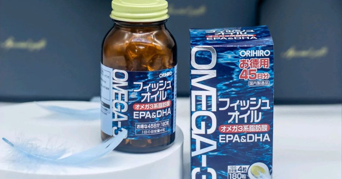 Dầu cá Omega 3 Orihiro có xuất xứ từ Nhật Bản