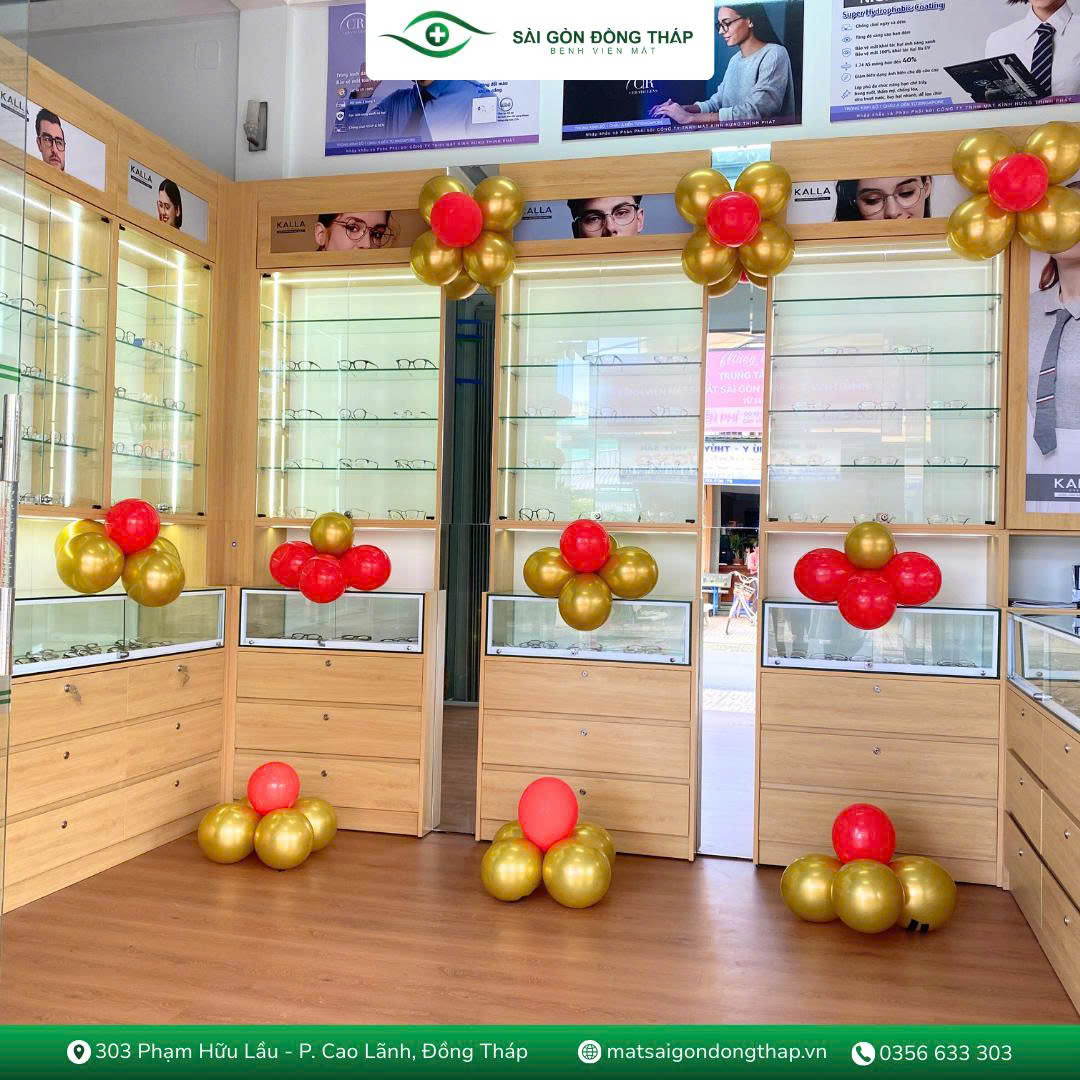 Quầy kính Bệnh viện Mắt Sài Gòn Đồng Tháp - Thanh Bình