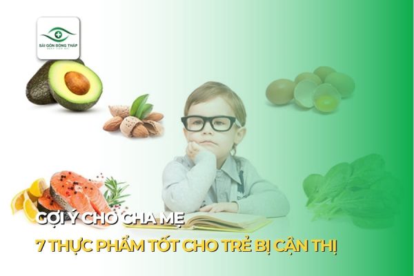 thực phẩm tốt cho trẻ bị cận thị