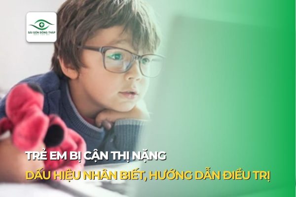 trẻ em bị cận nặng