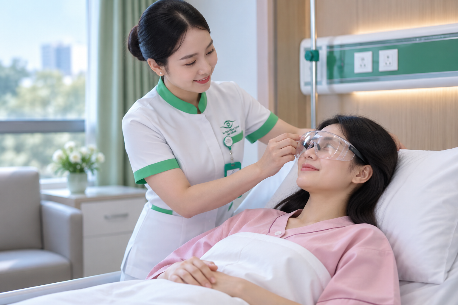 Bệnh nhân mổ cận