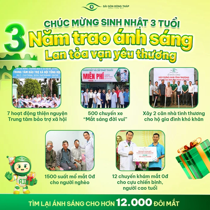 3 năm trao ánh sáng, lan toả vạn yêu thương