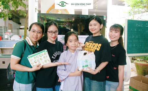 Thiện Nguyện ở chùa Bửu Nghiêm - Châu Thành