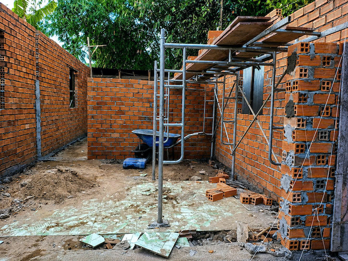 Tiến độ căn nhà thứ 2