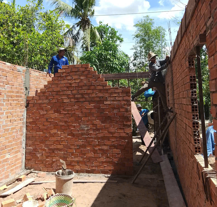 Tiến độ căn nhà thứ 2