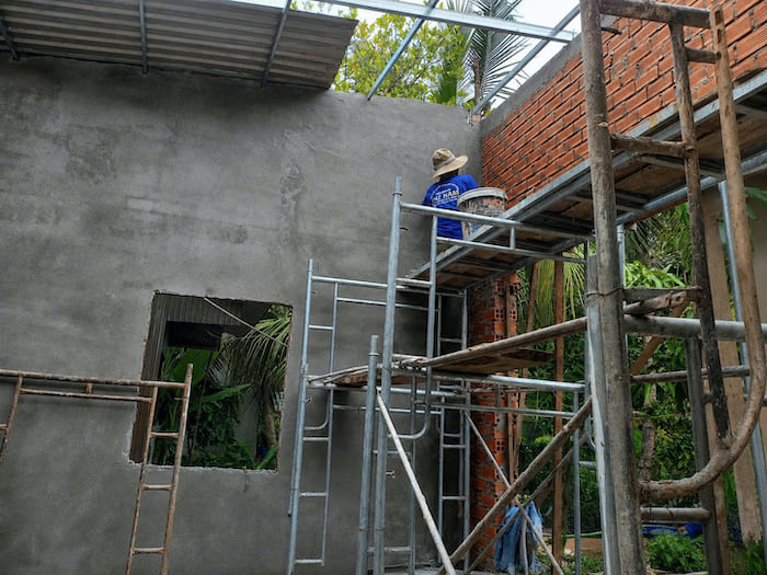 Tiến độ nhà tình thương thứ 2