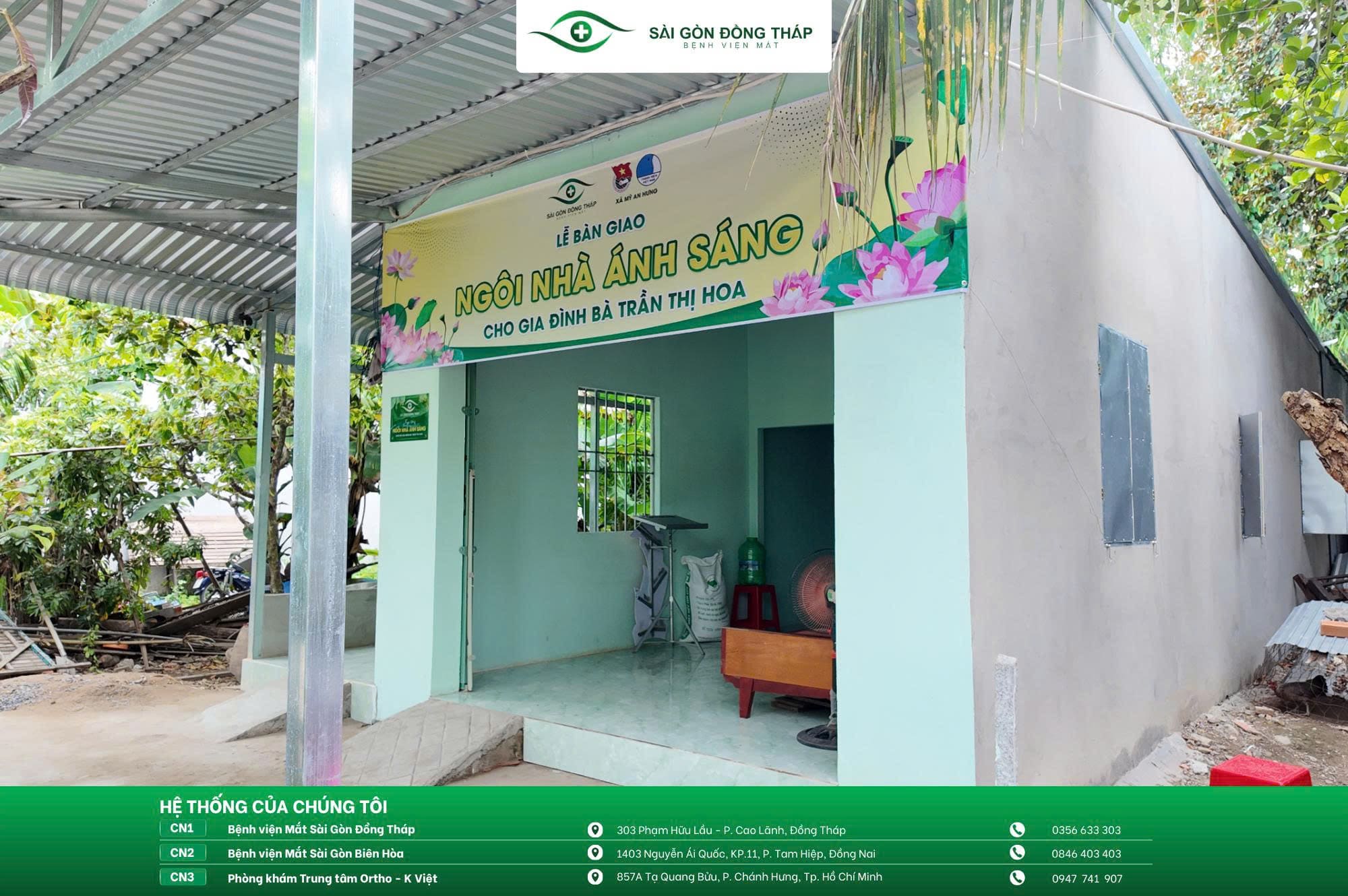 Một số hình ảnh bàn giao Ngôi Nhà Ánh Sáng