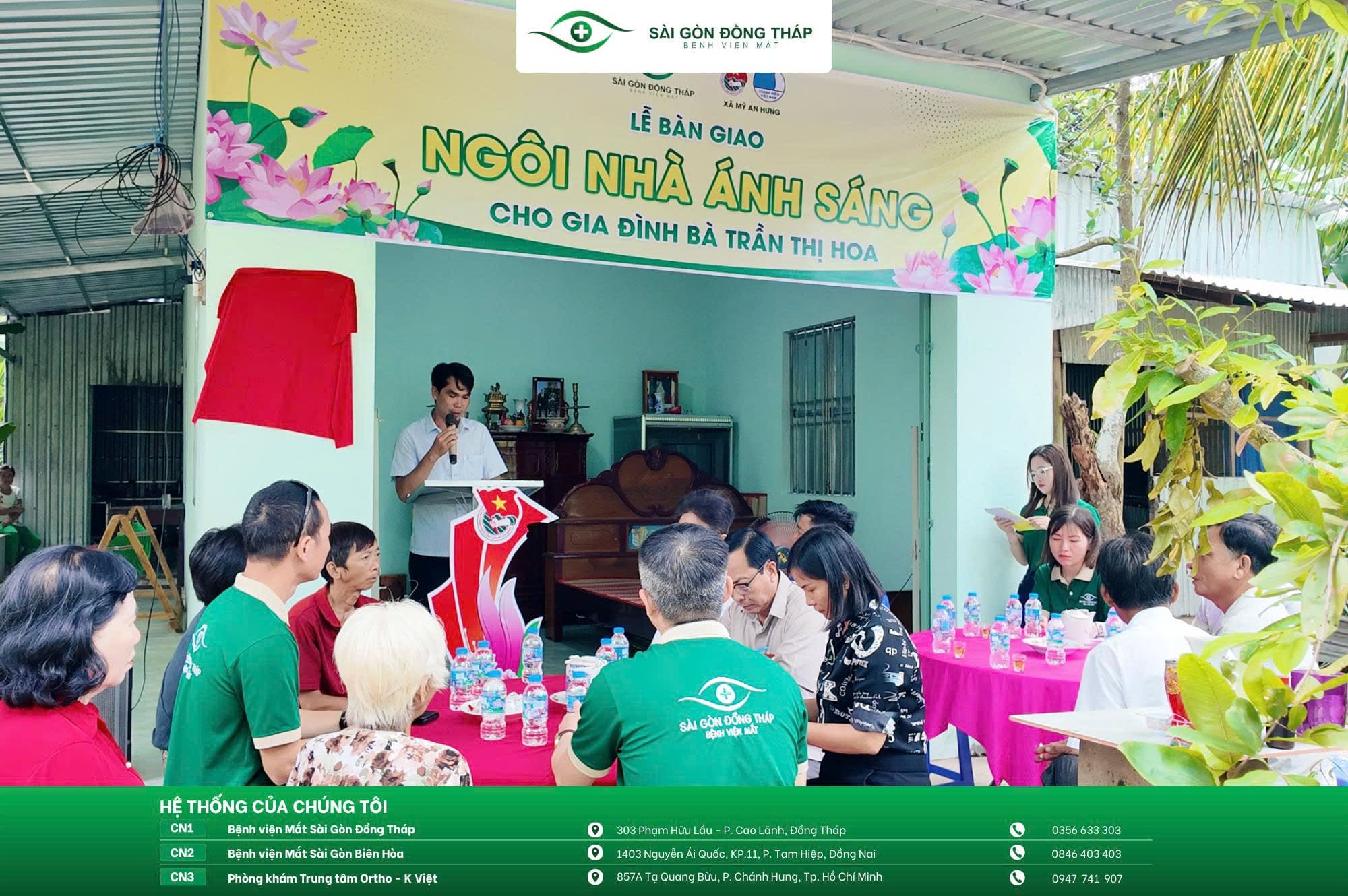 Một số hình ảnh bàn giao Ngôi Nhà Ánh Sáng