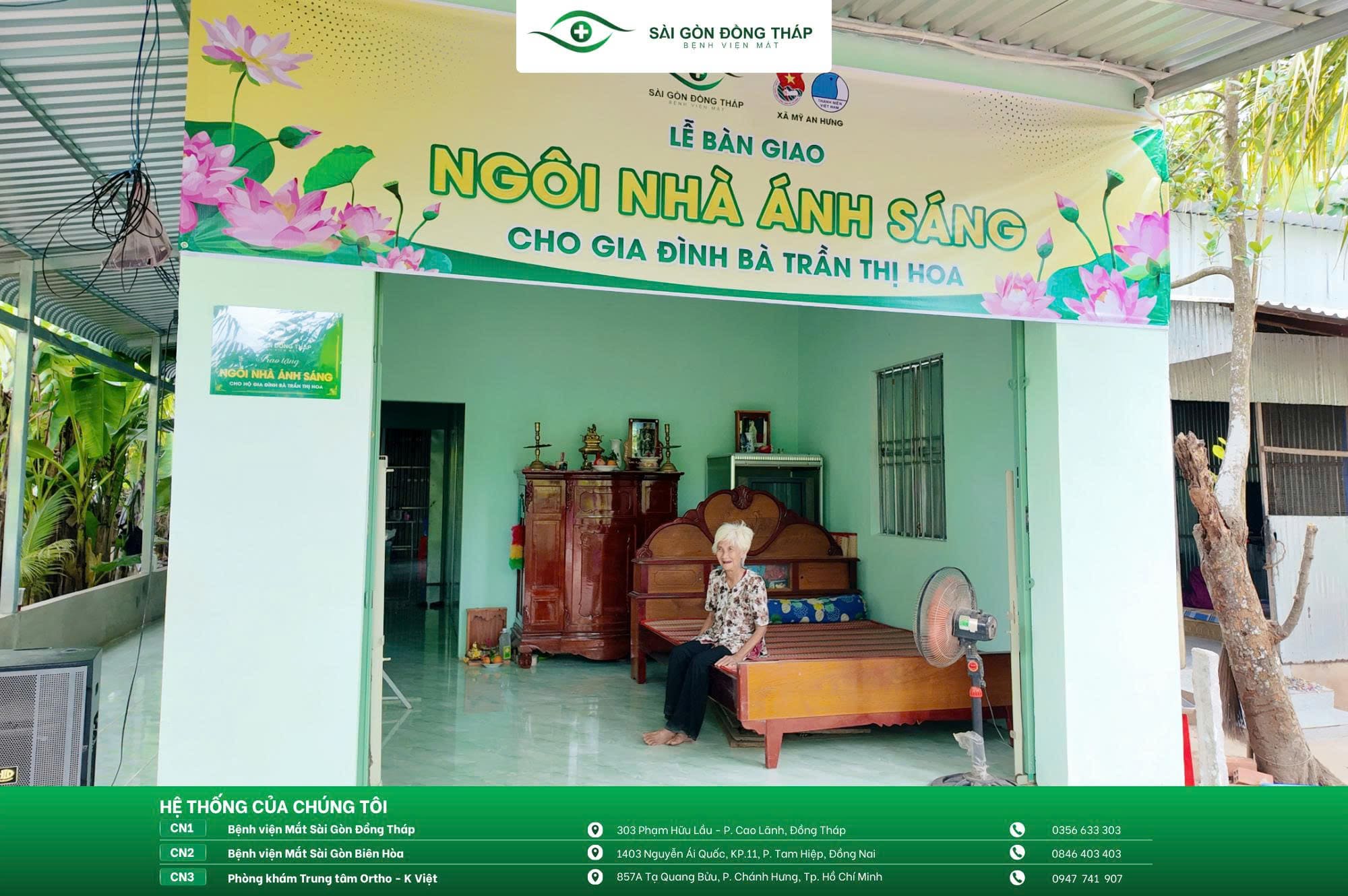 Một số hình ảnh bàn giao Ngôi Nhà Ánh Sáng